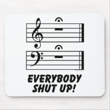 Everybody Shut Up! Mouse Pad
