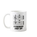 Everybody Shut Up! mug