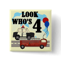 Everyday Heroes 4th Birthday Pin