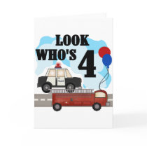Everyday Heroes 4th Birthday Card