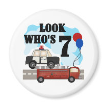 Everyday Heroes 7th Birthday Refrigerator Magnets