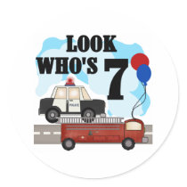 Everyday Heroes 7th Birthday Stickers