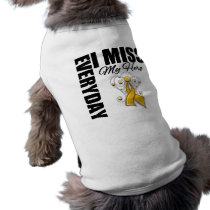 Everyday I Miss My Hero Appendix Cancer Pet T-shirt