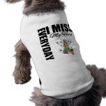 Everyday I Miss My Hero Autism Doggie T-shirt