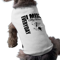 Everyday I Miss My Hero Carcinoid Cancer Dog Tee Shirt