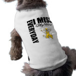 Everyday I Miss My Hero Childhood Cancer Pet Shirt