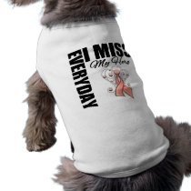 Everyday I Miss My Hero Endometrial Cancer Dog Tee