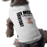Everyday I Miss My Hero Endometrial Cancer Dog Tee