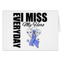 Everyday I Miss My Hero Esophageal Cancer Card