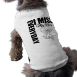 Everyday I Miss My Hero Lung Cancer Dog Shirt