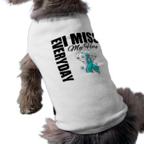 Everyday I Miss My Hero Ovarian Cancer Dog Tee