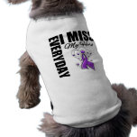 Everyday I Miss My Hero Pancreatic Cancer Pet Clothes