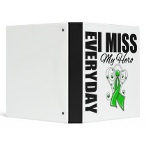 Everyday I Miss My Hero Spinal Cord Injury Binders