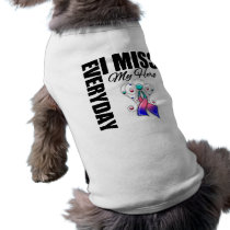 Everyday I Miss My Hero Thyroid Cancer Doggie Tee
