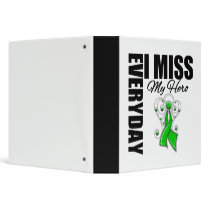 Everyday I Miss My Hero Traumatic Brain Injury 3 Ring Binder