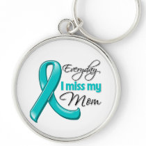 Everyday I Miss My Mom Ovarian Cancer Key Chains