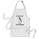 Everyday I'm Pufflin Puffin Bird Apron