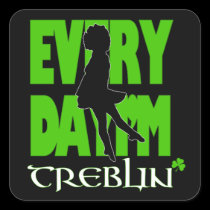 Everyday I'm Treblin 2 Sticker