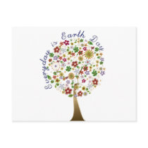 Everyday is earth day post card
