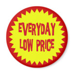 EVERYDAY LOW PRICE FRIDGE MAGNETS