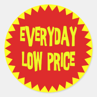 Low Price Stickers, Low Price Sticker Designs