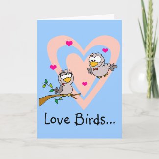 Everyday Romance: Love Birds Greeting Cards