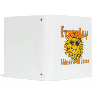 Everyday shines with Jesus binder