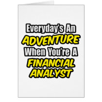 Everyday's An Adventure .. Financial Analyst Cards