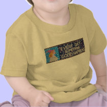 EveryDaySomethingGoodHappensWeb-blackbackground t-shirts by theresemay EveryDaySomethingGoodHappensWeb-blackbackground t-shirts