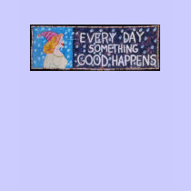 EveryDaySomethingGoodHappensWeb-blackbackground t-shirts by theresemay EveryDaySomethingGoodHappensWeb-blackbackground t-shirts
