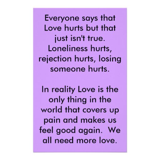 Everyone always says love hurts custom stationery