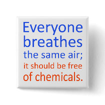 Everyone Breathes the Same Air; Pinback Button