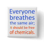 Everyone Breathes the Same Air; Pinback Button
