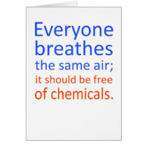 Everyone Breathes the Same Air; Greeting Card