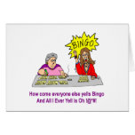 Everyone Else Yells Bingo Greeting Cards