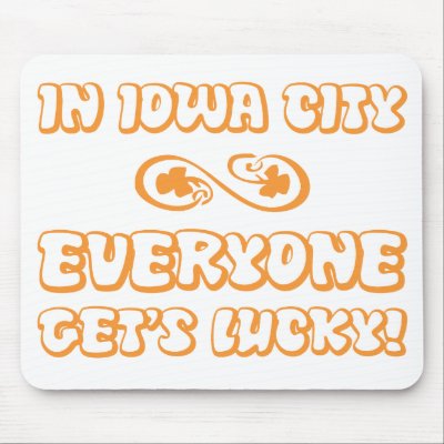 Everyone Gets Lucky in IC Mousepad by tailgatebarn