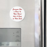 Everyone Has a Poem Button Refrigerator Magnets