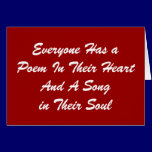 Everyone Has a Poem Card cards