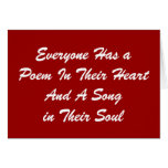Everyone Has a Poem Card