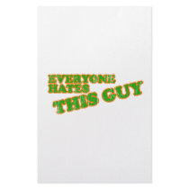 Everyone Hates This Guy stationery by awesometees Everyone Hates This Guy stationery