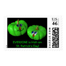 EVERYONE is Irish on St. Patrick's Day Postage Stamps