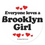 Everyone loves a Brooklyn girl Stickers
