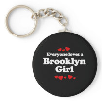 Everyone Loves a Brooklyn Girl T-shirt Keychain