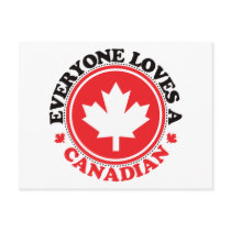 Everyone Loves a Canadian! postcards