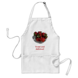 Everyone Loves a Fresh Bowl of Strawberries apron