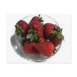 Everyone Loves a Fresh Bowl of Strawberries postcards