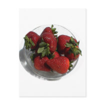 Everyone Loves a Fresh Bowl of Strawberries Post Cards