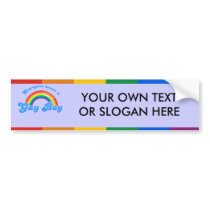 EVERYONE LOVES A GAY BOY BUMPER STICKERS