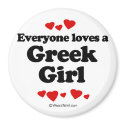 Everyone loves a Greek girl magnets