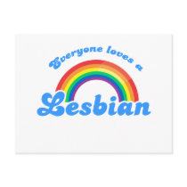 Everyone loves a Lesbian postcards by lesbian Everyone loves a Lesbian postcards